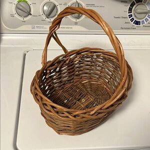 Rustic Brown Wicker Basket